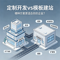 埇桥建站-定制开发vs模板建站：哪种方案更适合你的企业？