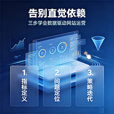 萧县建站-告别直觉依赖：三步学会数据驱动网站运营