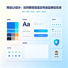 宿州建站-网站UI设计：如何用视觉语言传递品牌信任感