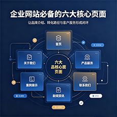 宿州建站-企业网站必备的六大核心页面